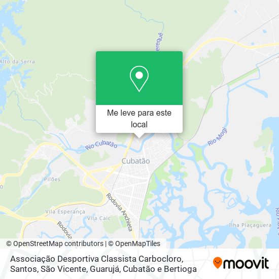 Associação Desportiva Classista Carbocloro mapa