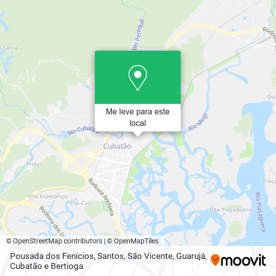 Pousada dos Fenícios mapa