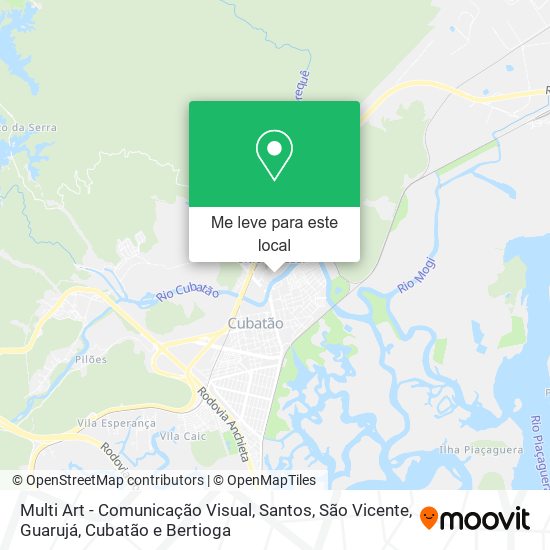 Multi Art - Comunicação Visual mapa