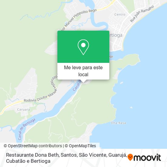 Restaurante Dona Beth mapa