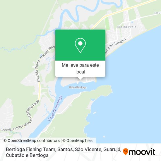 Bertioga Fishing Team mapa