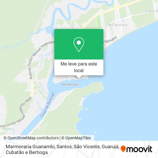 Marmoraria Guanambi mapa