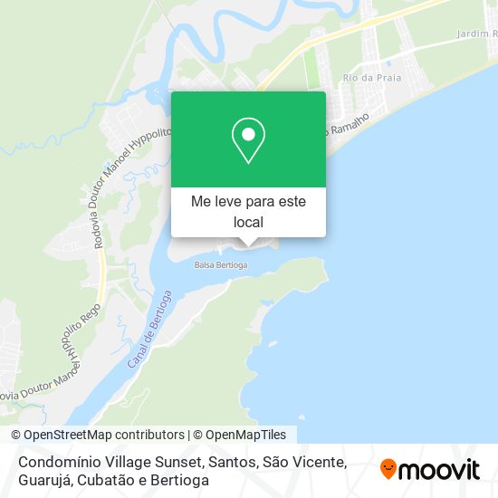 Condomínio Village Sunset mapa