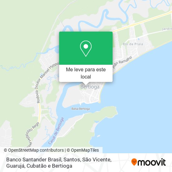 Banco Santander Brasil mapa