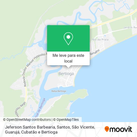 Jeferson Santos Barbearia mapa