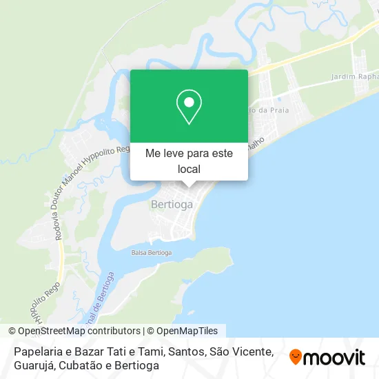 Papelaria e Bazar Tati e Tami mapa