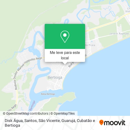 Disk Água mapa