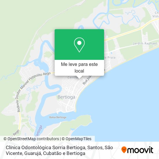 Clínica Odontológica Sorria Bertioga mapa