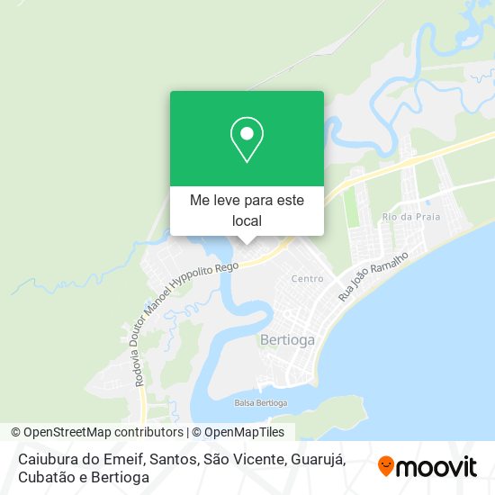 Caiubura do Emeif mapa