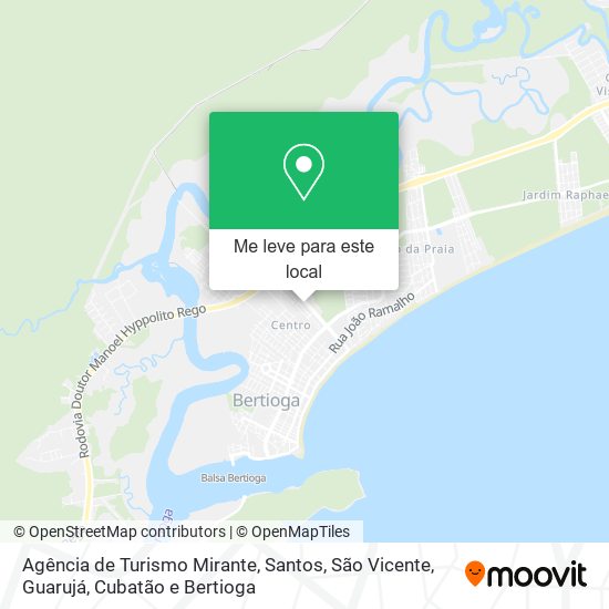 Agência de Turismo Mirante mapa