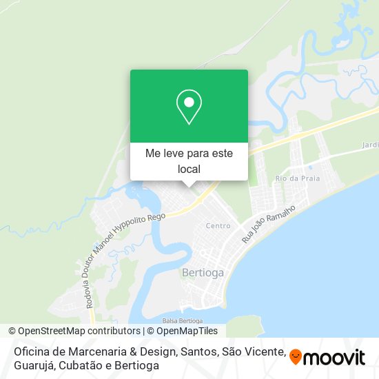 Oficina de Marcenaria & Design mapa