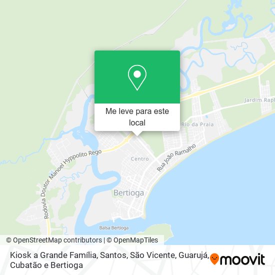 Kiosk a Grande Família mapa