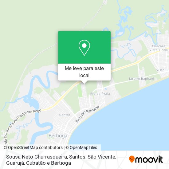 Sousa Neto Churrasqueira mapa
