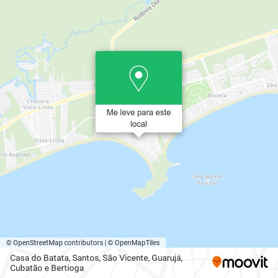 Casa do Batata mapa