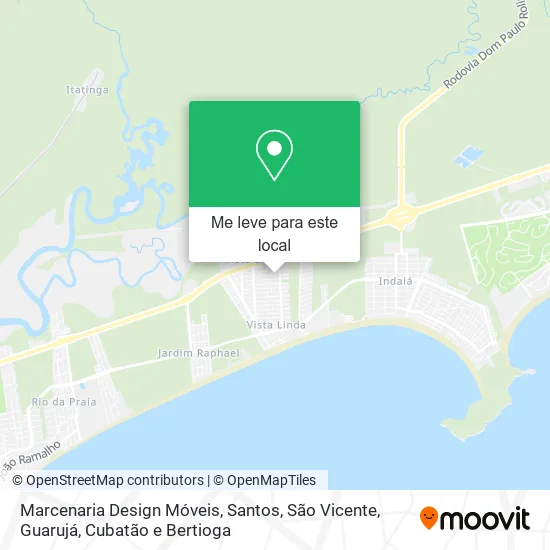 Marcenaria Design Móveis mapa