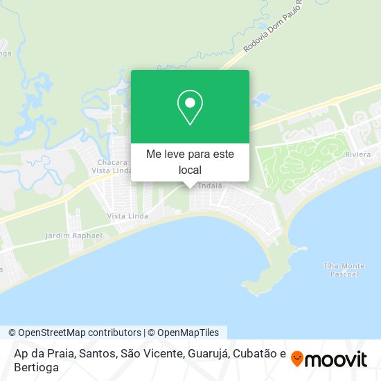 Ap da Praia mapa