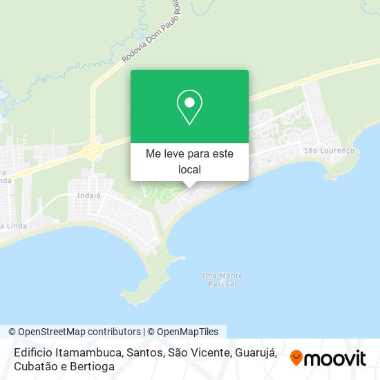 Edificio Itamambuca mapa