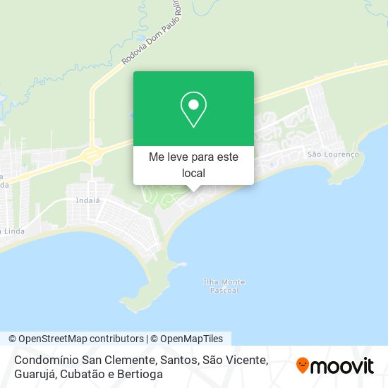 Condomínio San Clemente mapa