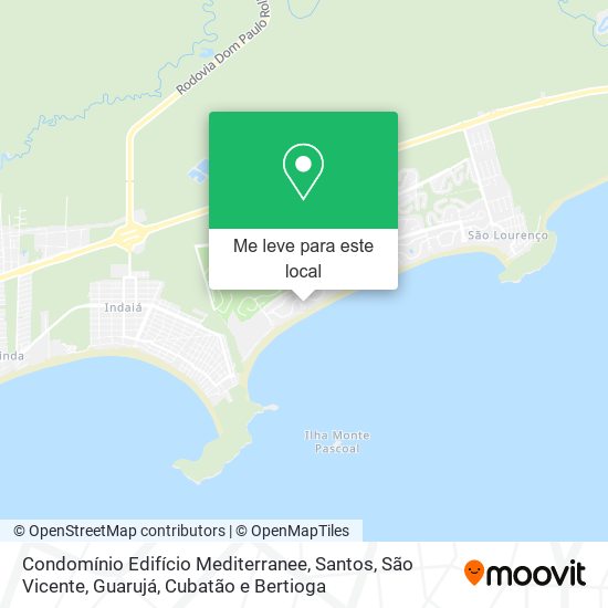 Condomínio Edifício Mediterranee mapa