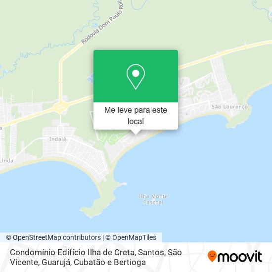 Condomínio Edifício Ilha de Creta mapa