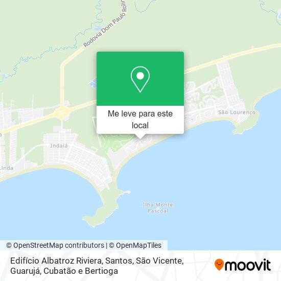 Edifício Albatroz Riviera mapa
