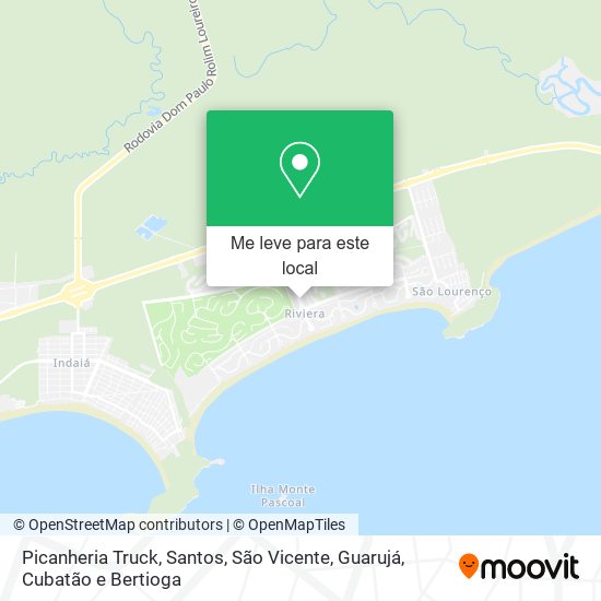 Picanheria Truck mapa