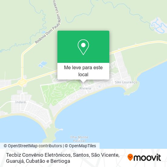 Tecbiz Convênio Eletrônicos mapa