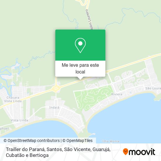 Trailler do Paraná mapa