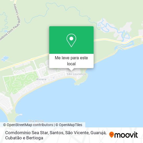 Comdomínio Sea Star mapa