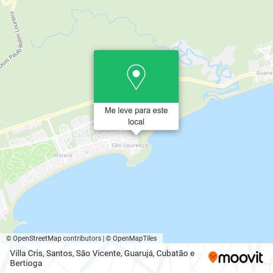 Villa Cris mapa