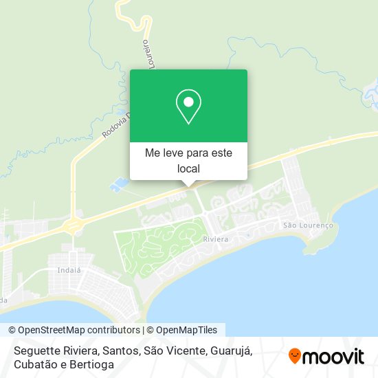 Seguette Riviera mapa