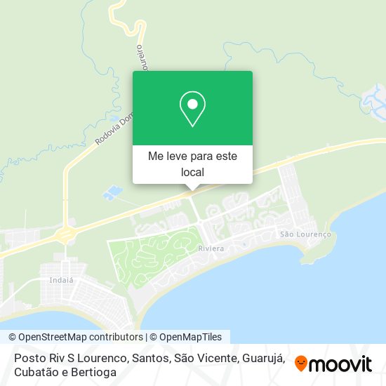 Posto Riv S Lourenco mapa