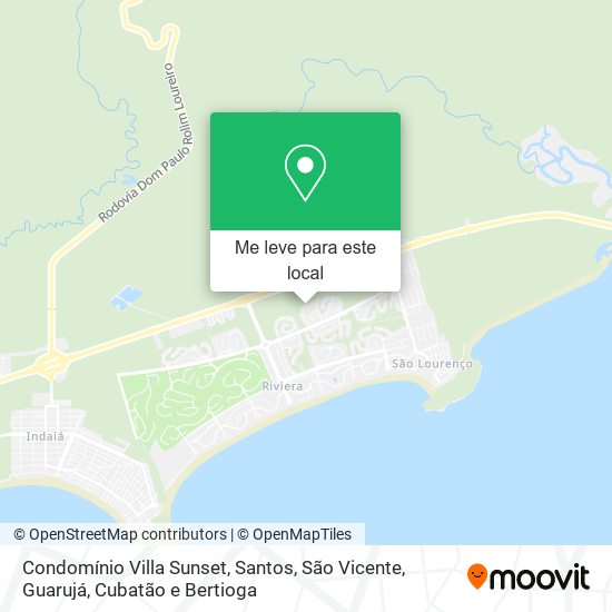 Condomínio Villa Sunset mapa