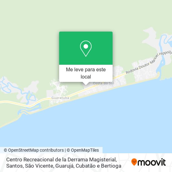 Centro Recreacional de la Derrama Magisterial mapa