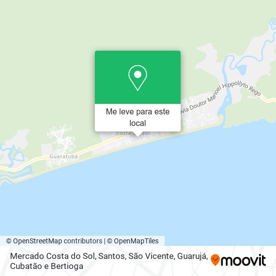 Mercado Costa do Sol mapa