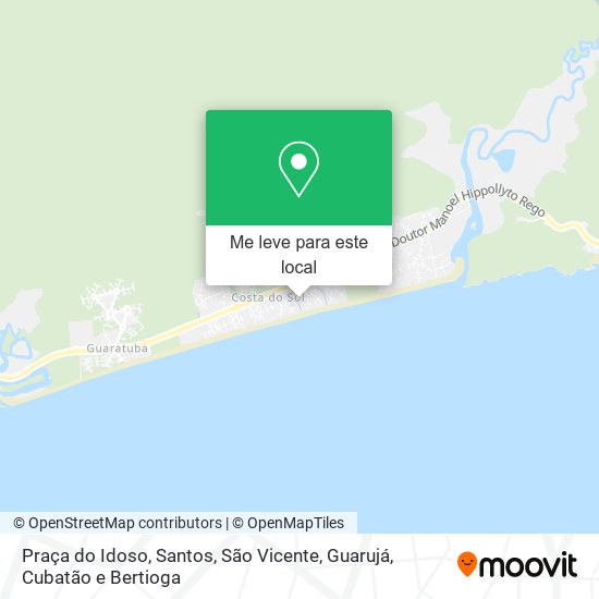 Praça do Idoso mapa