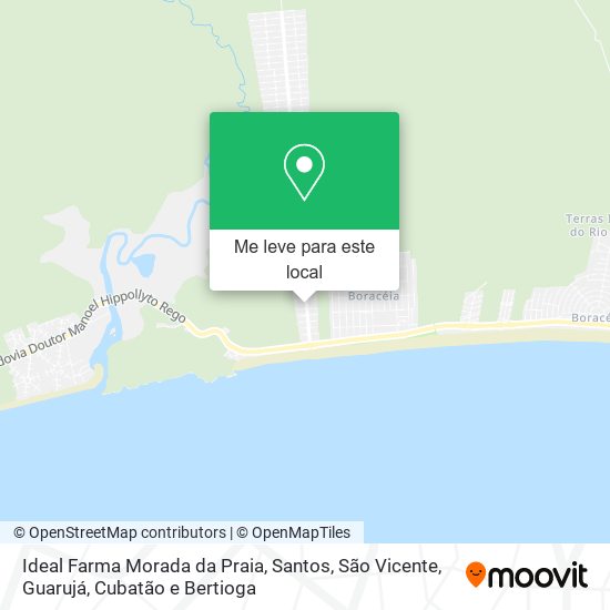 Ideal Farma Morada da Praia mapa