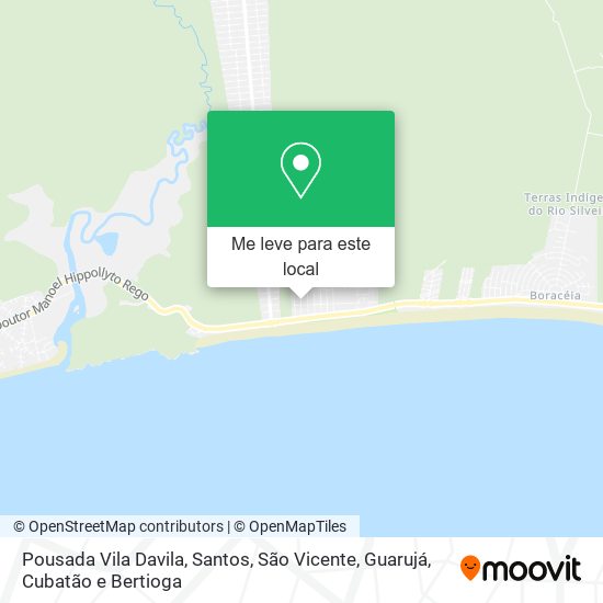 Pousada Vila Davila mapa