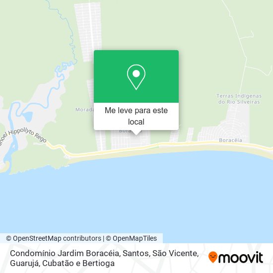 Condomínio Jardim Boracéia mapa