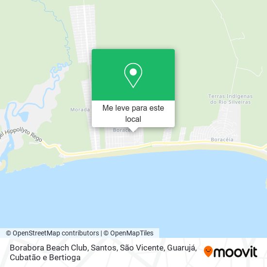 Borabora Beach Club mapa