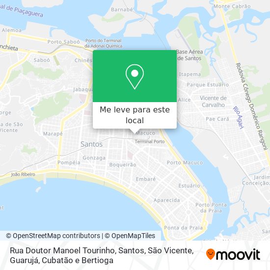 Rua Doutor Manoel Tourinho mapa