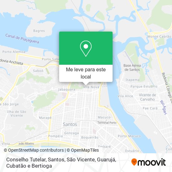 Conselho Tutelar mapa