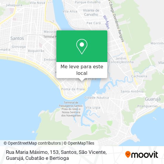 Rua Maria Máximo, 153 mapa