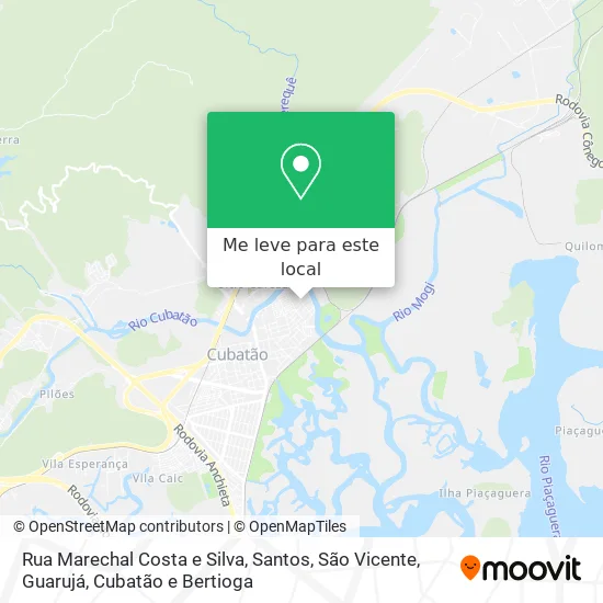 Rua Marechal Costa e Silva mapa