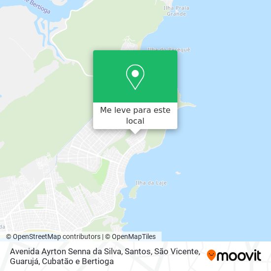 Avenida Ayrton Senna da Silva mapa