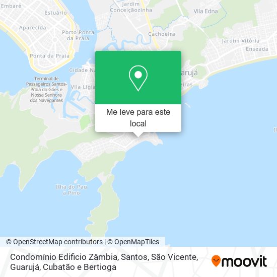 Condomínio Edificio Zâmbia mapa