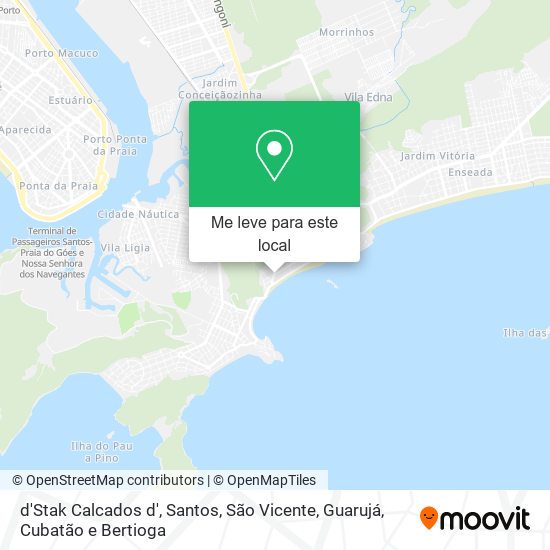 d'Stak Calcados d' mapa