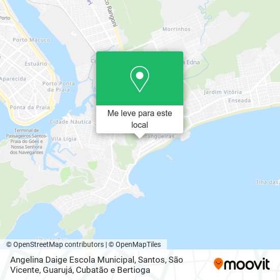 Angelina Daige Escola Municipal mapa