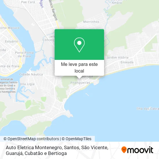 Auto Eletrica Montenegro mapa