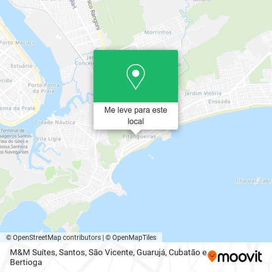 M&M Suítes mapa